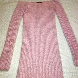 Pink Forever 21, midi sweater dress! Size S
